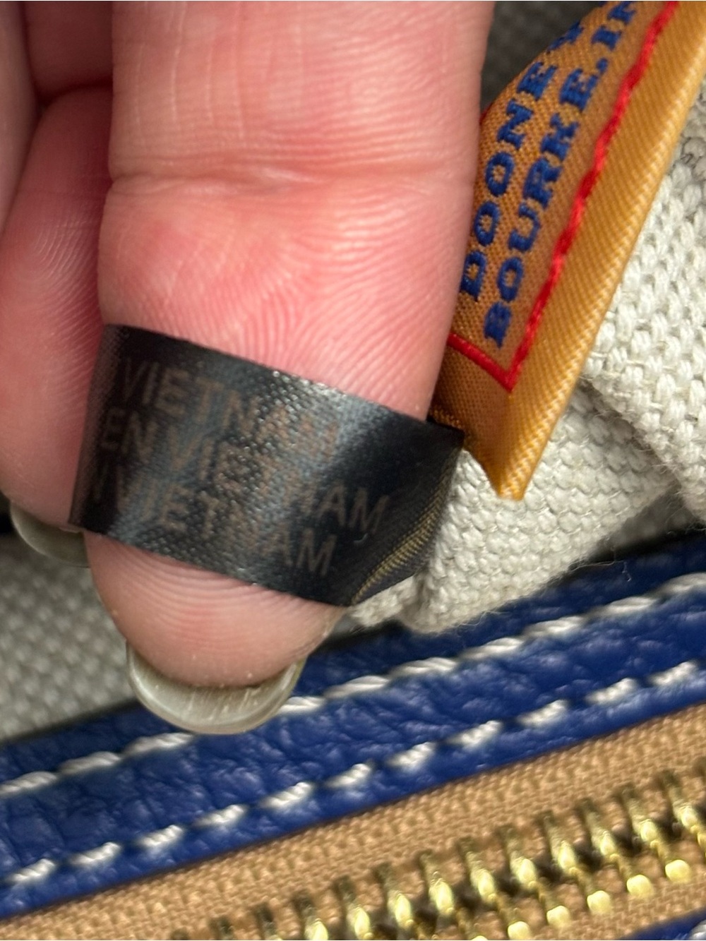 Dooney & Bourke Sorrento Satchel 30 - Ocean - Picture 10 of 14